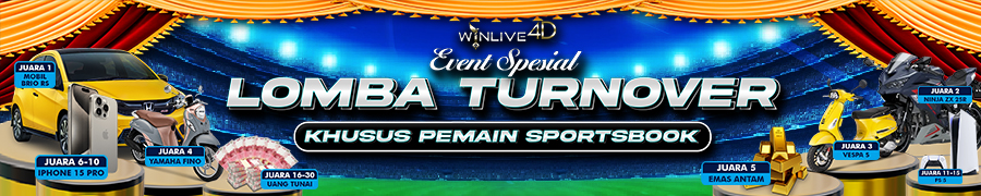 LOMBA TURN OVER BULANAN SPORTSBOOK WINLIVE4D